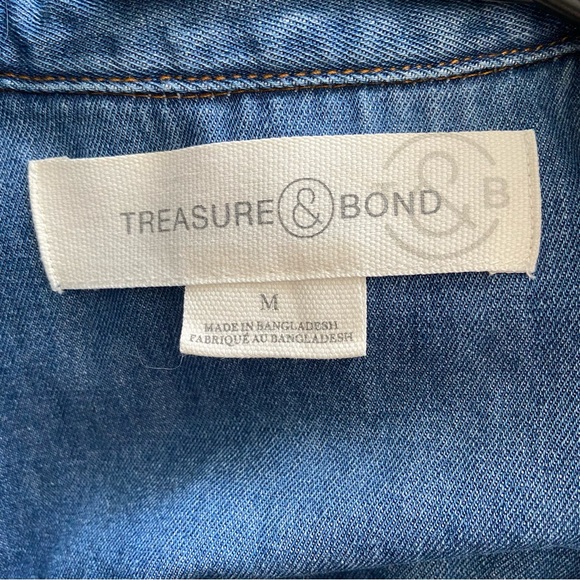 Treasure & Bond Nordstrom Denim Jean Shirt Jacket - Picture 4 of 8